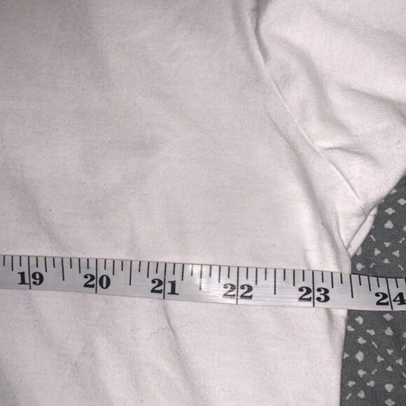 Shein Curve 1XL White Floral Graphic Tee "Full Of Passion For Life" - Picture 5 of 5